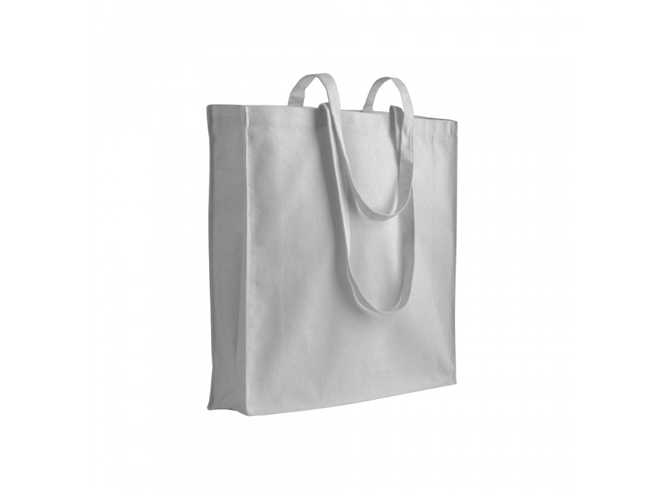 Shopper in cotone 180 g/m2, manici lunghi e soffietto FullGadgets.com