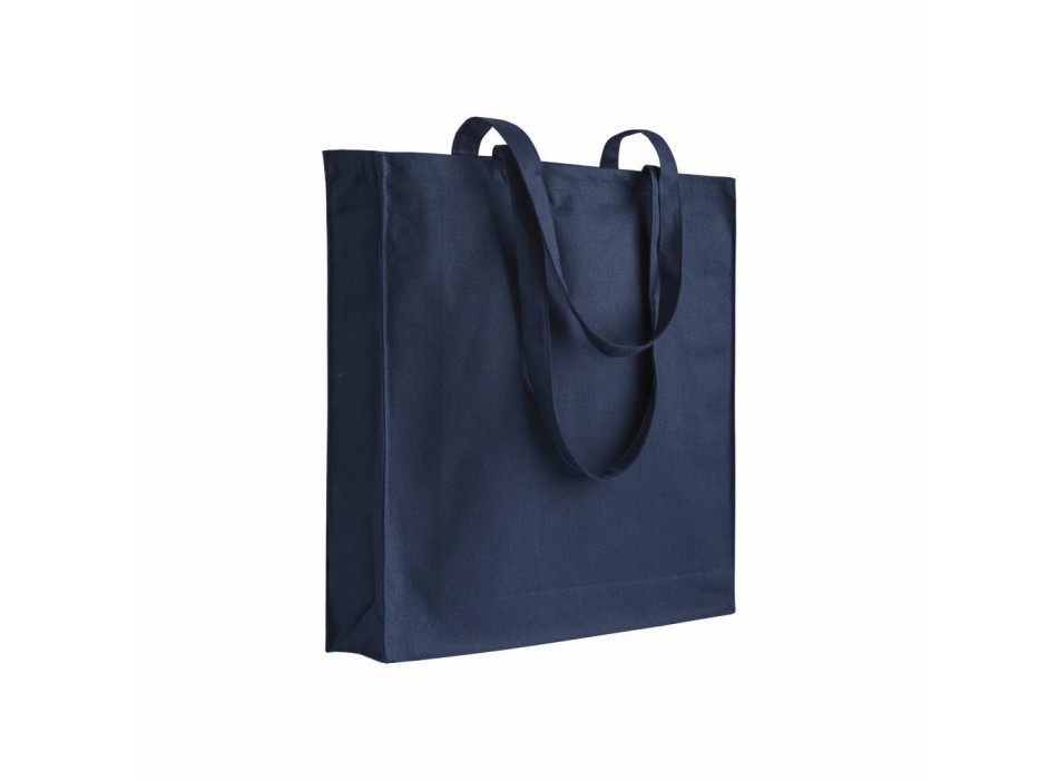 Shopper in cotone 180 g/m2, manici lunghi e soffietto FullGadgets.com