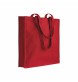 Shopper in cotone 180 g/m2, manici lunghi e soffietto FullGadgets.com