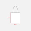 Shopper in cotone biologico 220 g/m2, manici lunghi