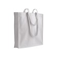 Shopper in cotone/poliestere riciclato 180 g/m2, manici lunghi e soffietto FullGadgets.com