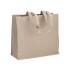 Shopper in cotone riciclato 120 g/m2 con interno laminato in PP