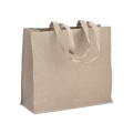 Shopper in cotone riciclato 120 g/m2 con interno laminato in PP