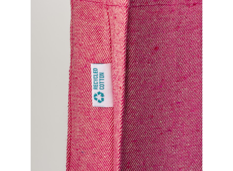 Shopper in cotone riciclato 280 g/m2, manici lunghi e soffietto FullGadgets.com