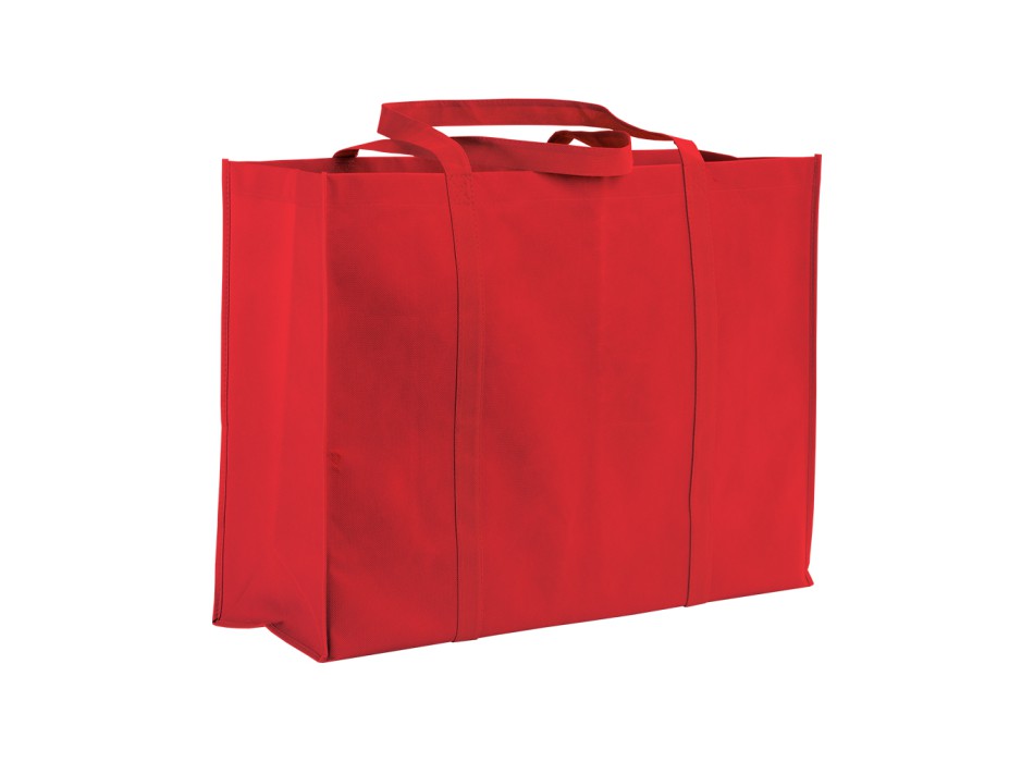 Shopper maxi con soffietto in TNT 100 g/m2 cucito, manici lunghi FullGadgets.com