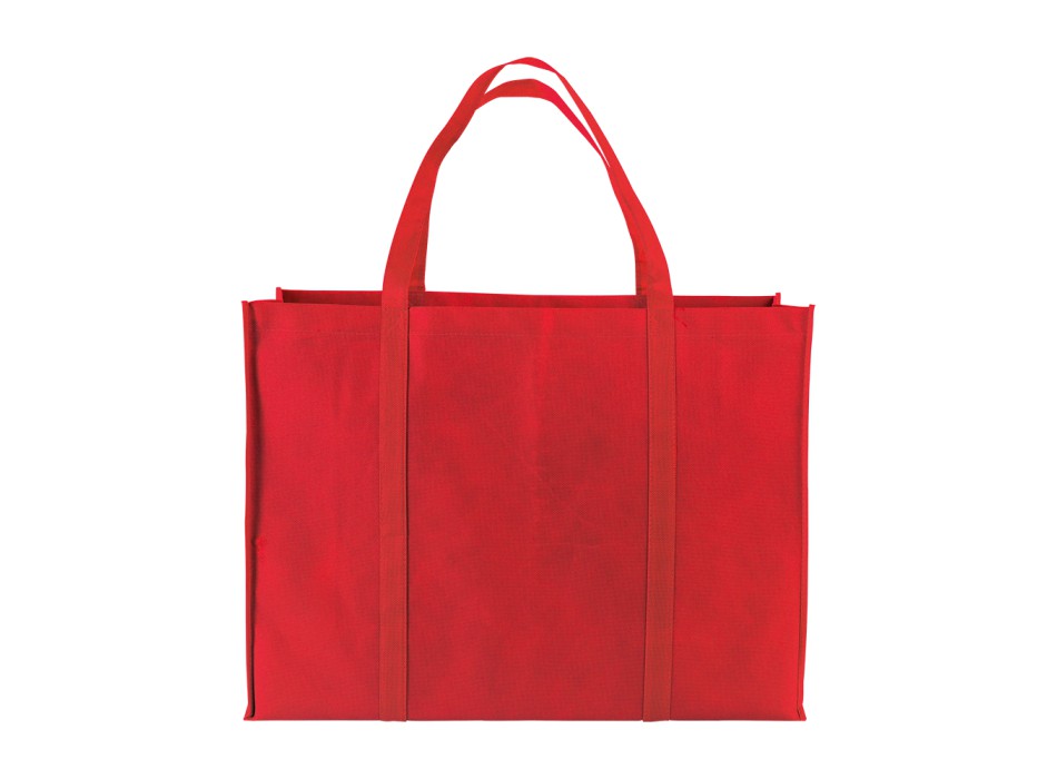 Shopper maxi con soffietto in TNT 100 g/m2 cucito, manici lunghi FullGadgets.com