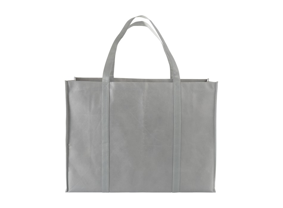 Shopper maxi con soffietto in TNT 100 g/m2 cucito, manici lunghi FullGadgets.com