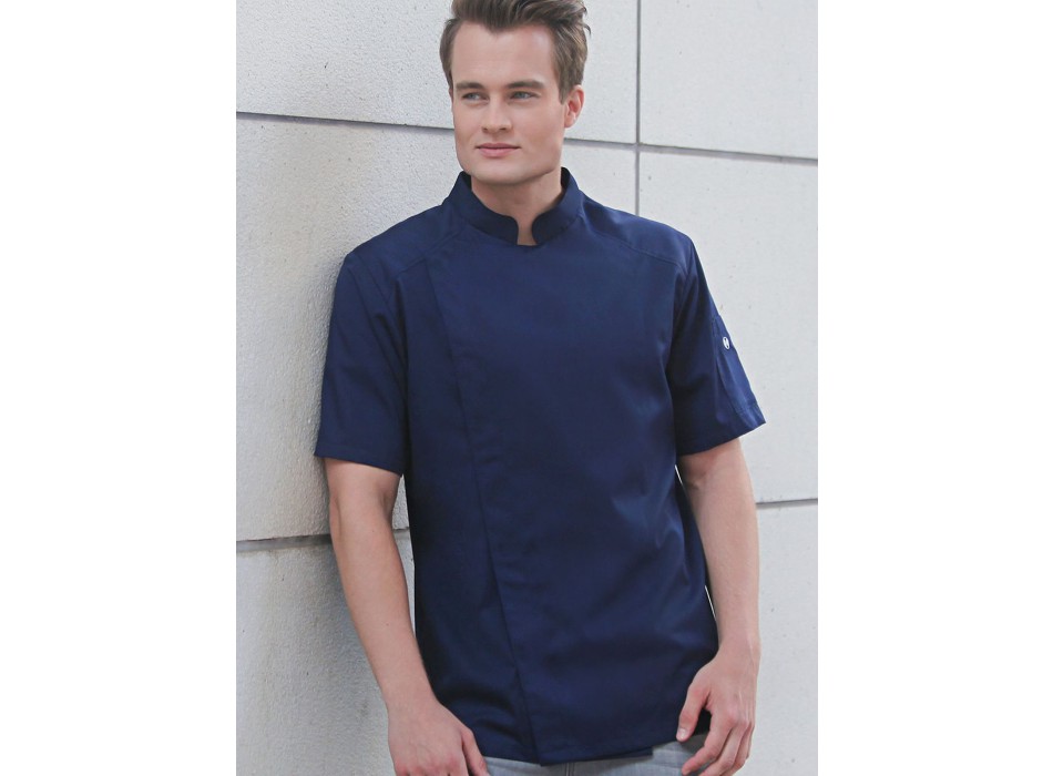 Short-Sleeve Chef Jacket Modern-Look FullGadgets.com