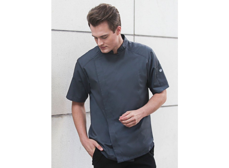 Short-Sleeve Chef Jacket Modern-Look FullGadgets.com