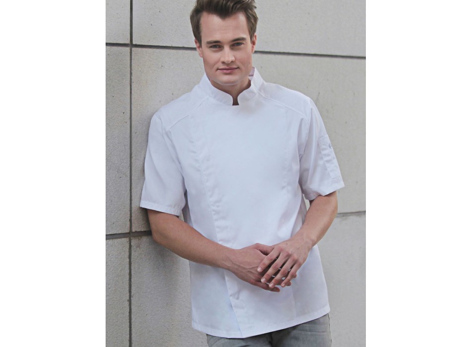 Short-Sleeve Chef Jacket Modern-Look FullGadgets.com