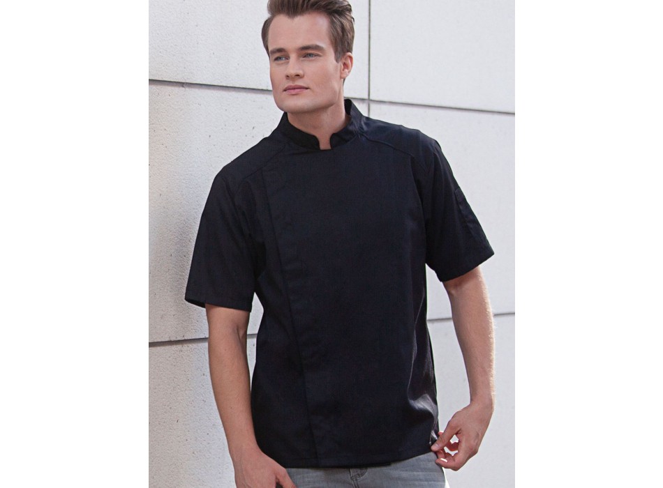 Short-Sleeve Chef Jacket Modern-Look FullGadgets.com