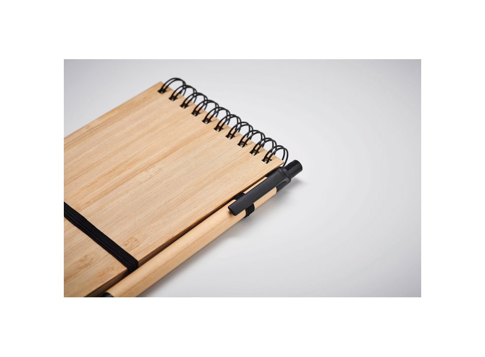 SONORABAM - Set quaderno A6 in bamboo FullGadgets.com