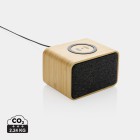 Speaker 3W wireless 5W in plastica RCS e bambù FSC® FullGadgets.com