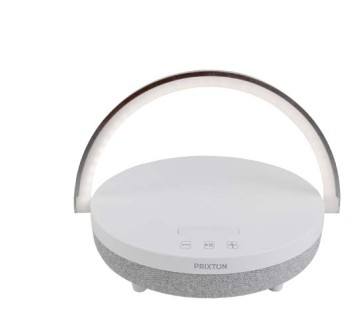 Speaker Bluetooth® 4 in 1 da 10 W con luce LED e base di ricarica wireless Prixton FullGadgets.com