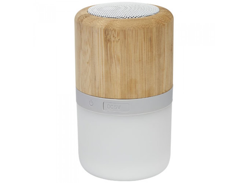 Speaker Bluetooth® in bambù Aurea con luce  FullGadgets.com