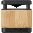 Speaker e caricabatterie wireless in bamboo e ABS Nova FullGadgets.com