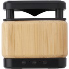 Speaker e caricabatterie wireless in bamboo e ABS Nova FullGadgets.com