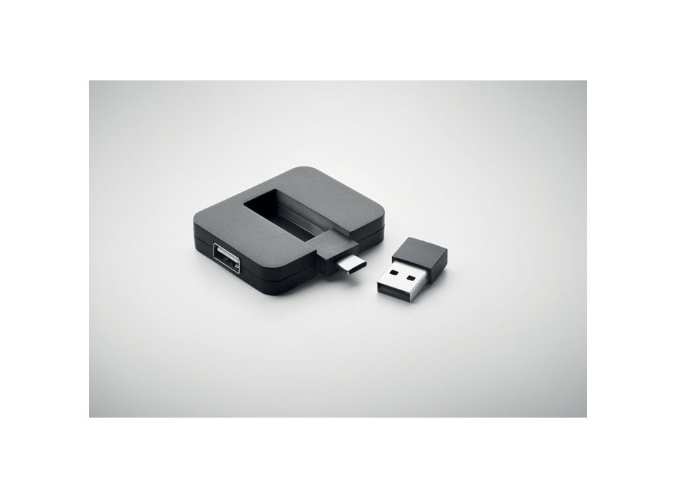 SQUARE-C - Hub USB a 4 porte FullGadgets.com