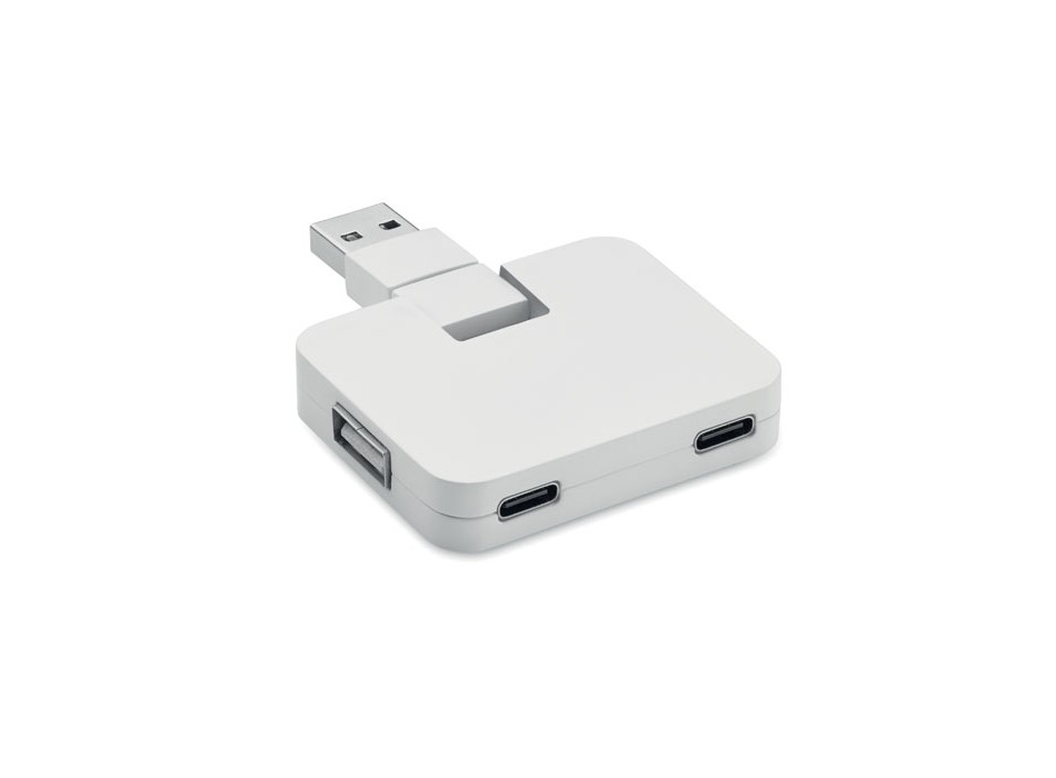 SQUARE-C - Hub USB a 4 porte FullGadgets.com