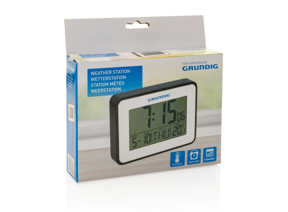 Stazione meteo Grundig con sveglia e calendario FullGadgets.com