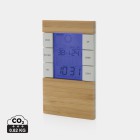 Stazione meteo in plastica RCS e bambù FSC® Utah FullGadgets.com