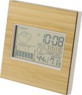 Stazione Meteorologica In Bamboo, Abs E Vetro Personalizzabile