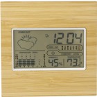 Stazione meteorologica in bamboo, ABS e vetro Lia FullGadgets.com