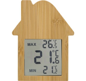 Stazione meteorologica in bambù a forma di casa Lane FullGadgets.com