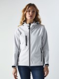 Felpa con Cappuccio Softshell Personalizzabile da Donna