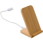 Supporto per smartphone in bamboo ricaricabile Claudie FullGadgets.com