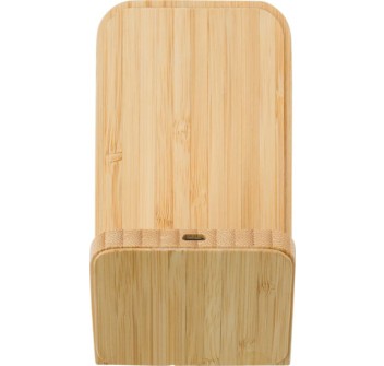 Supporto per smartphone in bamboo ricaricabile Claudie FullGadgets.com