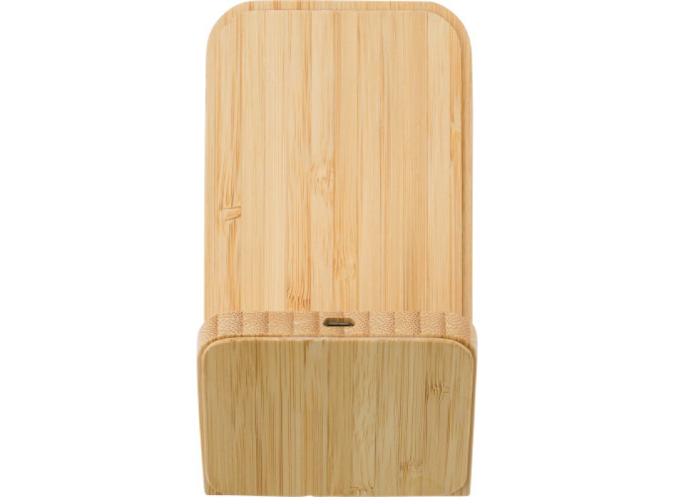 Supporto per smartphone in bamboo ricaricabile Claudie FullGadgets.com