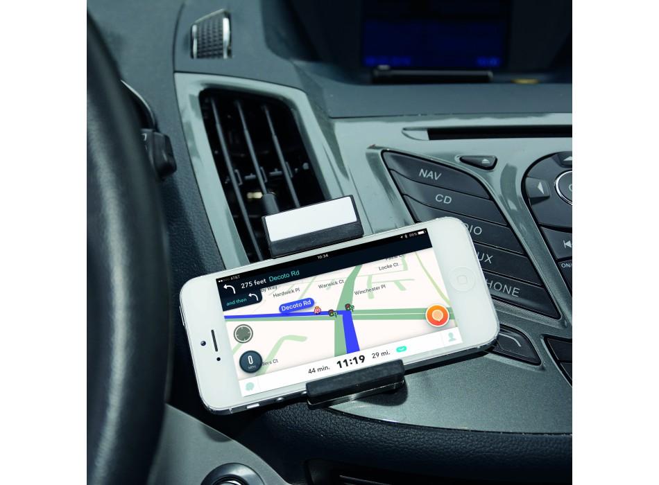 Supporto universale da auto per smartphone in plastica FullGadgets.com