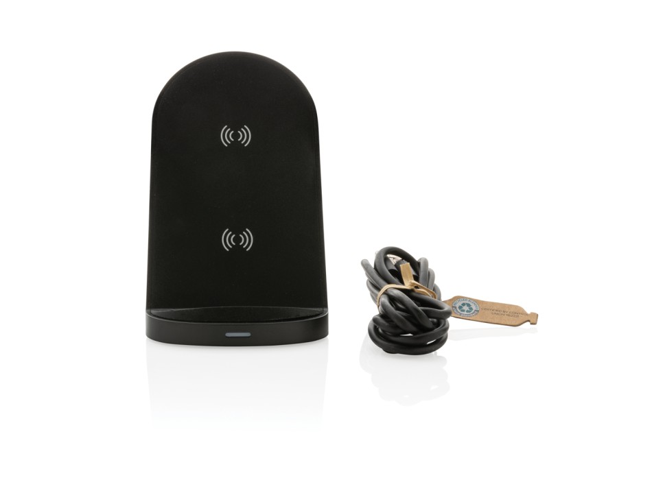 Supporto wireless 15W in plastica riciclata RCS FullGadgets.com