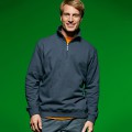 Sweat Neck-Zip 100% Cotone Personalizzabile J&N |James 6 Nicholson