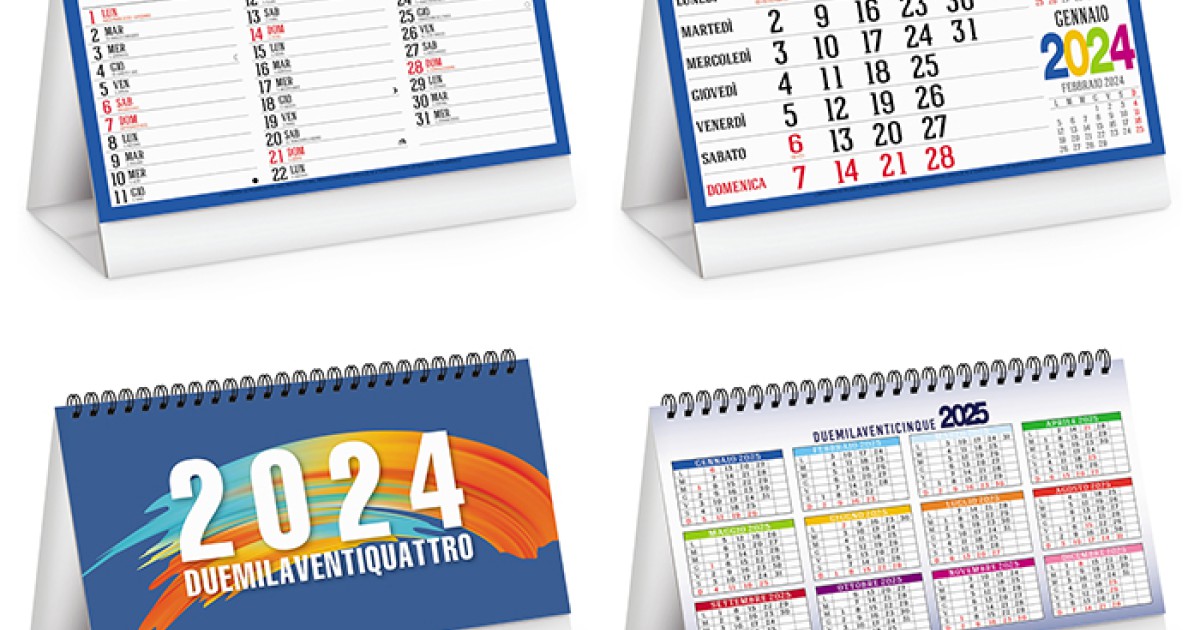 Calendario Perpetuo Personalizzabile: Cartoncino + Spirale (Inglese)