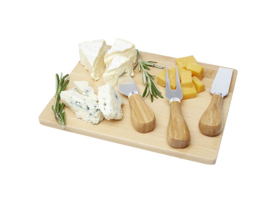 Tagliere e accessori per formaggio Ement in bambù FullGadgets.com