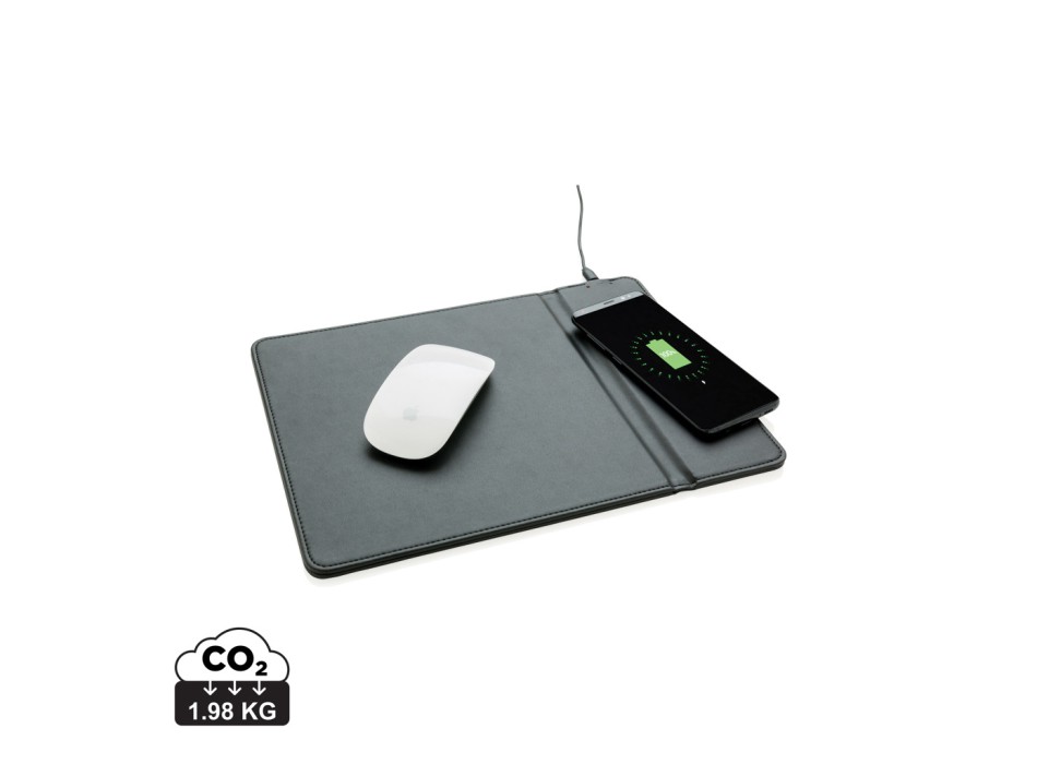 Tappetino mouse con ricarica wireless 5W FullGadgets.com