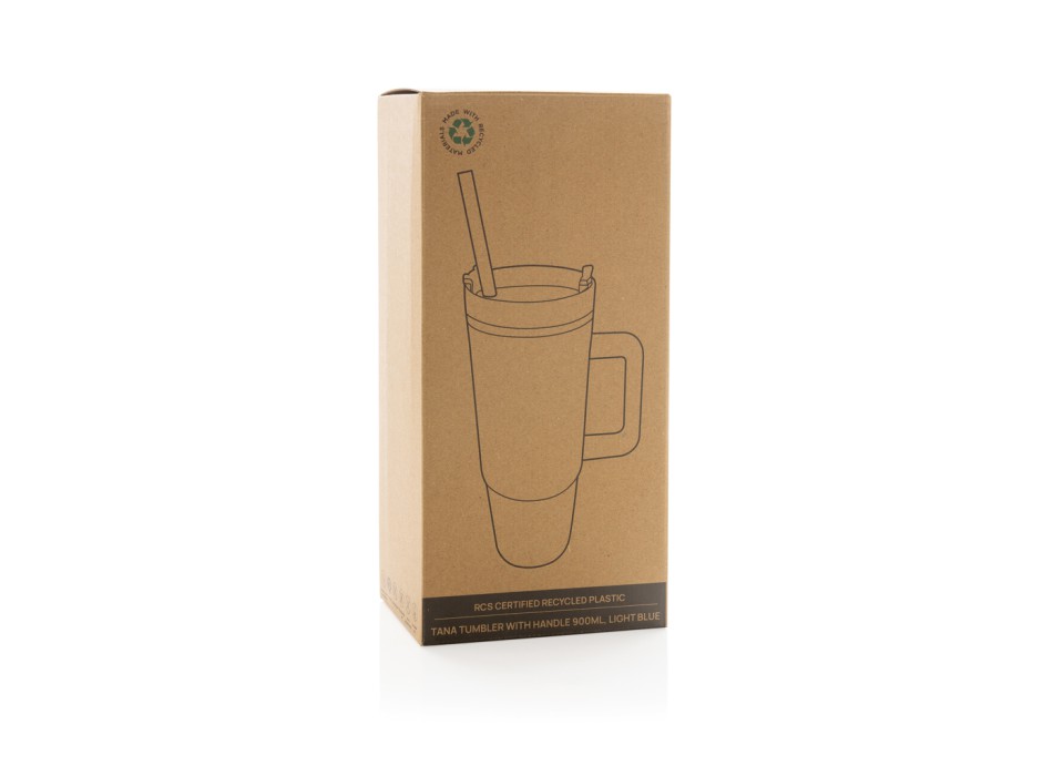 Tazza con manico Tana in plastica riciclata RCS 900ML FullGadgets.com