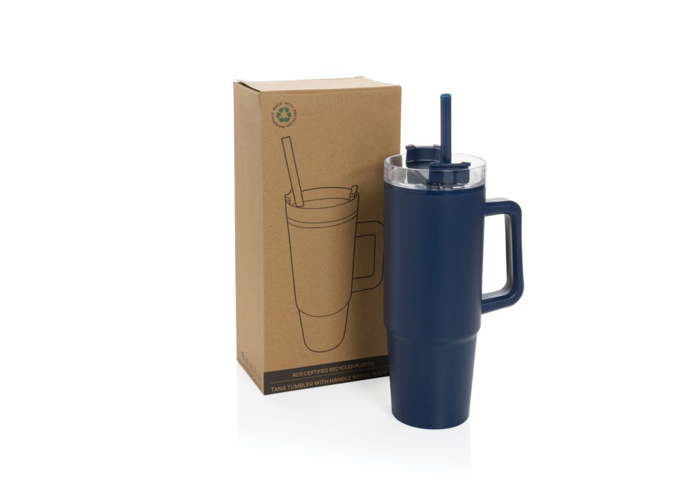 Tazza con manico Tana in plastica riciclata RCS 900ML FullGadgets.com