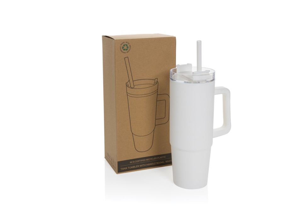 Tazza con manico Tana in plastica riciclata RCS 900ML FullGadgets.com