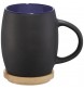 Tazza in ceramica Heart con coperchio in legno da 400 ml FullGadgets.com