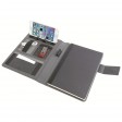 Tech organizer in tessuto mélange con quaderno a righe (a5) FullGadgets.com