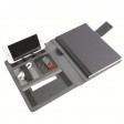 Tech organizer in tessuto mélange con quaderno a righe (a5) FullGadgets.com