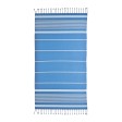 Telo mare/pareo stile Fouta 100% cotone 580gr con lato in spugna e frange, 90x160 cm FullGadgets.com