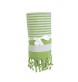 Telo mare/pareo stile Fouta 100% cotone 580gr con lato in spugna e frange, 90x160 cm FullGadgets.com