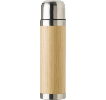 Thermos in acciaio inox e bamboo, capacità 400 ml Frederico FullGadgets.com