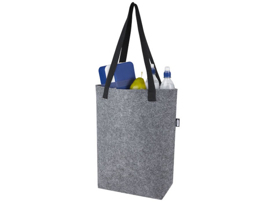 Tote bag con base ampia in feltro riciclato certificato GRS Felta - 12L FullGadgets.com