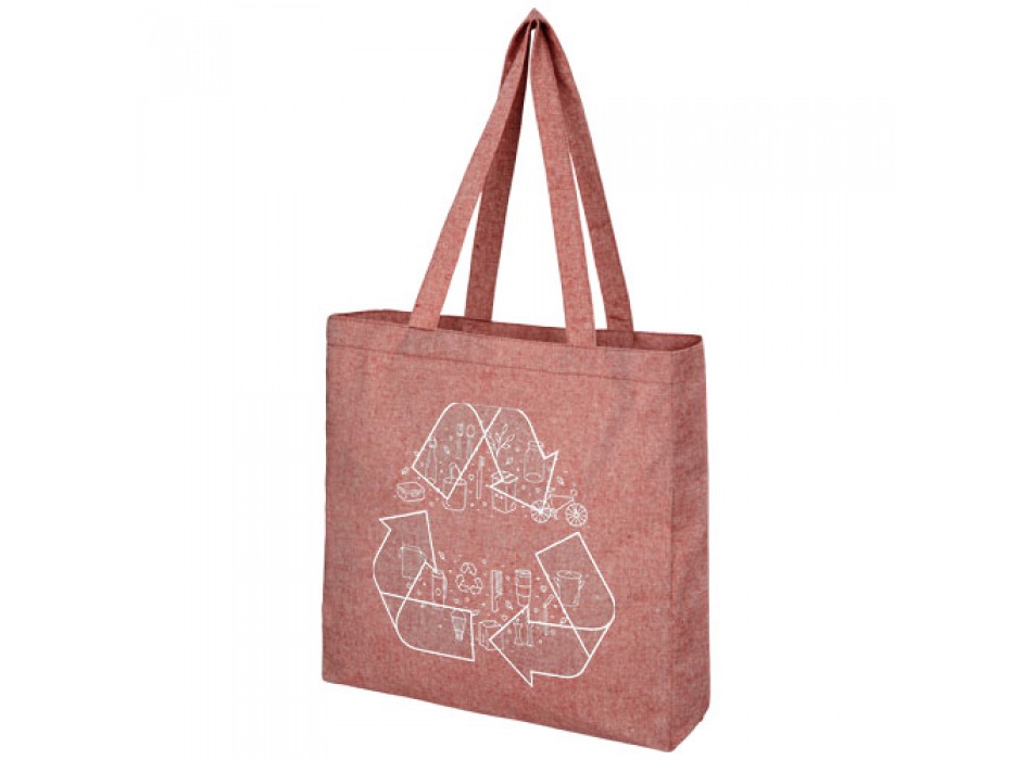 Tote bag con fondo ampio in tessuto riciclato 210 g/m² Pheebs - 13L FullGadgets.com