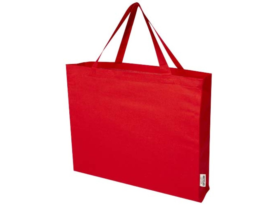 Tote bag grande in cotone riciclato certificato GRS da 220 g/m² Odessa FullGadgets.com